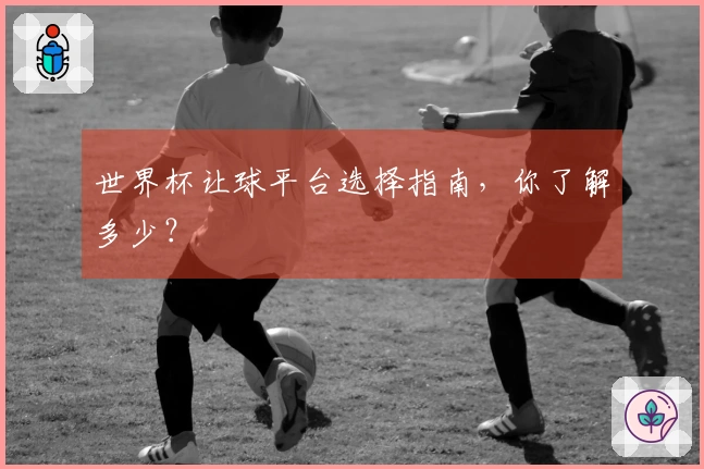 世界杯让球平台选择指南，你了解多少？